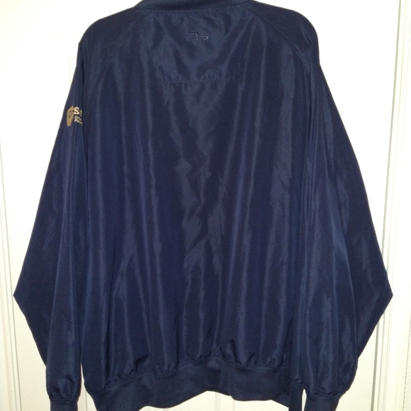 Page & Tuttle Blue V Neck Golf Pullover Windbreaker Men's sz 2XL - Picture 2 of 6